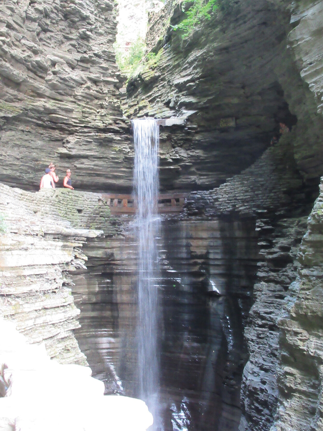 Fifty-foot-high Cavern Cascade